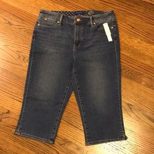 New Talbots Flawless Pedal Pusher Jeans